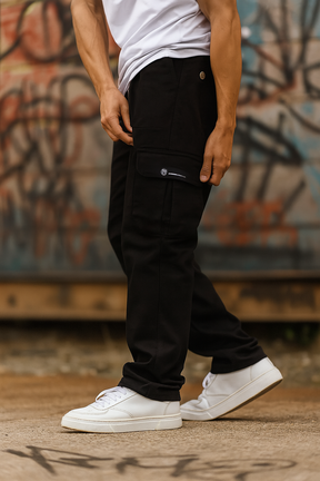 CALÇA CARGO MASCULINA - PRETA