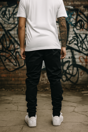 CALÇA JOGGER MASCULINA - PRETA